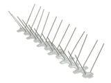 20 Pack Bird Spikes for Pigeons Small Birds 30cm Stainless Steel Bird Deterrent Spikes for Fence V1294-YM0901-3111240102611