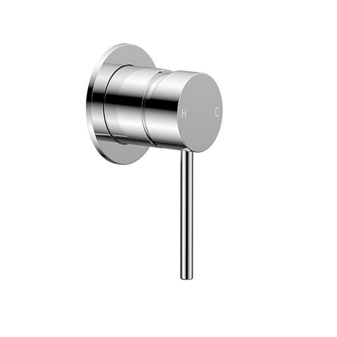 Single Round Shower Bath Mixer Tap Bathroom WATERMARK Approved V63-847921