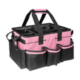 Large Canvas Cleaning Bag Multifunctional Storage Tool Bag with Handle and Crossbody Strap for Home V1192-AZ-W-24576