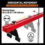 1.5M Engine Support Bar Engine Load Leveler 1100Lb Transmission Dual Hook Garage V465-86335