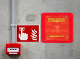 Red Emergency Key Lock Box, Compact ABS Design for Quick and Secure Storage, 1 Set V1370-AZ4-11552