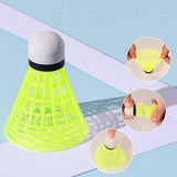 Durable Nylon Badminton Shuttlecocks Indoor Outdoor Training Recreational Yellow 12 Pack V1308-DSZKI-283