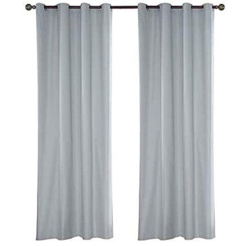 Gominimo Temp Blackout Blinds Curtain Detachable Set of 2 240 x 140cm Black V227-3720402128990