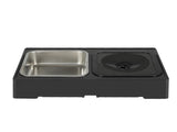 PaWz Elevated Pet Feeder 4 Height Adjustable PT1182-BK