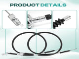 Club Car DS Brake Cable Kit Stainless Steel Core 2000-Up 102022101 Driver & Passenger Side Cables V1259-DP01-A-5420