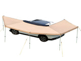 270 Degree Awning with Bulit-in LED Lights, 12.4 Driver Vehicle Awning, Waterproof UV50 Car V952-QCCP20359FTH42QCL001V9