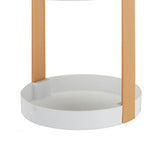 3 Layers Round Storage Rack Integral Handle 3 Layer Storage Round Stand for Bathroom Apricot V1294-YM0703-3117230079011