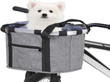 Stylish Aluminum Alloy Bicycle Basket - Black Purple Coffee Grey - 34x28x25cm - 6kg Capacity V1259-DP01-A-2776