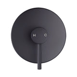 Shower Bath Mixer Tap Bathroom Electroplated Matte Black V63-827911