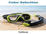 Outdoor Breathing Tube Glass Diving Set,yellow V1363-OS-15-YELLOW