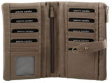 Pierre Cardin Women RFID Italian Leather Wallet Purse Credit Card Holder - Taupe V563-PC-1887-TAUPE