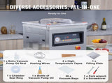 DZ-400/2F Automatic Vacuum Sealer Food Vacuum Sealing Packing Machine 220V V952-DZ-400-2FDSBZJ001V3