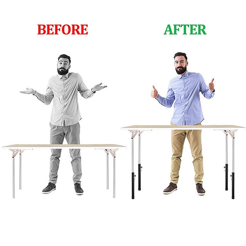 Table Leg Extenders for Folding Tables, Folding Table Legs Extensions ...