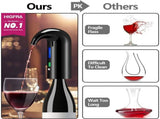 Electric Wine Decanter Best Sellers One Touch Red -White Wine Accessories Aeration Work with Wine V1192-AZ-W-0287