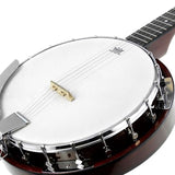 Karrera 5-String Resonator Banjo - Brown 5S-BANJO-BW