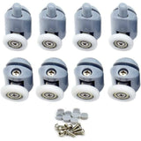 Shower Door ROllers 8 Pieces Shower Door ROllers 23Mm Shower Door ROllers Shower Cabin ROllers For V1188-MS-227-0521