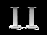 Kanto SX22W 22" Tall Fillable Speaker Stands with Isolation Feet - Pair, White V398-KO-SX22W