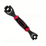8-in-1 Multi-Function Socket Wrench Black 12-tooth 8-19mm - Chrome Vanadium Steel, Non-Slip Grip V888-ELOSUNG56195-2