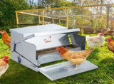 VEVOR Automatic Chicken Feeder Galvanized Steel Poultry Feeder 25 lb 10 Chickens V952-JQWLQ25LBS00D0C1ZV0