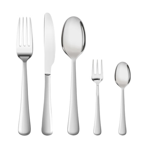 Tableware Cutlery Set Stainless Steel Silver KT0175-30-SLX2