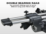 BAUMR-AG 210mm Compound Mitre Saw Dual Bevel Sliding Drop Saws 1500W V219-SAWMITBMRA20SR