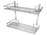 Space Aluminum Bathroom Shelf RustProof Shower Rack Kitchen Storage Basket for Home V1294-YM0901-3112210039311