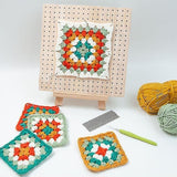 Boutique Wooden Crochet Blocking Board Knitting Blocking Mat with Bar Needles for Knitting & V1237-ZY-203-3034