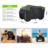 All-Weather ATV Cover Waterproof Breathable Outdoor Protection with Reflective Strips and V1341-ZY-22Q3ARSE-L