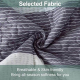 Ethereal Quilted Bedspread and Pillowcases Set: A Dreamy Addition to Your Home - Queen size V745-MAC080208Q13U