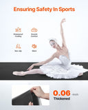 Dance, 6.6' x 3' Portable Yoga Mat with Organizer Bag, 1.5 mm Thick Workout Mats, Non-slip V952-BXWDDDHHPVC2SAF36V0