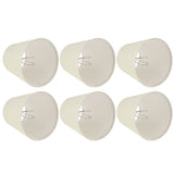 6PCS CreamColoured Fabric Cloth Lamp Shade Replacement for E14 Wall Lamp Chandelier Home Decoration V1294-YM0901-3119200091411