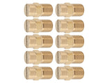 10PCS Directional Slot Nozzle Brass Cooling Misting Rustproof Heat Resistant Water Hose Nozzle for V1294-YM0706-3111230168112