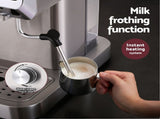 Devanti Cordless Wet Dry Vacuum Mop plus Coffee Maker Machine Espresso VAC-1809-CM-06-SS