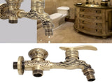 G1/2 Wall Mounted Washing Machine Faucet Brass Retro Hot Cold Water Tap Bathroom Supplies V1294-YM0718-3112200148311