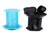 Coffee Press Portable Coffee Maker Household Press Drip Coffee Machine with 400Pcs Filter PaperBlue V1294-YM0901-3118210019012