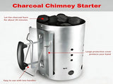 Chimney Starter Compatible with Weber 7416 Charcoal Barbecues, Safety Handle, 30 x 19 cm V1237-MS-912-169