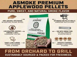 ASMOKE Essential Smart Portable Wood Pellet Grill & Pitmaster Accessory Bundle - Includes 10x V642-XFAS-ESS-GRL-MCLSMTMS-AP20LB