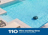 Aqua Buddy Cordless Pool Cleaner Robot Pool Vacuum Automatic Floor Clean 110Mins PO-CL-ROBOT-02-BK