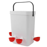Large Capacity Automatic Chicken Waterer and Feeder Set 12 Liter Portable Poultry Automatic Waterer V1294-YM0703-3111230123211