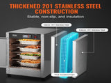 Hot Box Food Warmer, 4-Tier Concession Warmer with Water Tray, 4 Pans, Single-door and Adjustable V952-XXSPBWJ4CBTMLX7IBV3