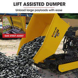 Baumr-AG Motorised Tracked Wheelbarrow Dumper, Briggs & Stratton CR950 Petrol Engine, 500kg Capacity V219-BRWPWRBMRBT98