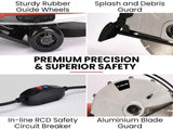 BAUMR-AG 3500W 350mm/14" Electric Concrete Demolition Cut-Off Saw, Wet and Dry Cutting, Diamond V219-SAWCONBME8XA