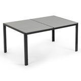 FORTIA 150x90cm Outdoor Dining Table, Rectangular, Furniture for Outside V219-OTDTBLFOS1PA