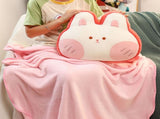 Animal Shape Pillow Stuffed Cushion Toy Flannel Plush Animal Soft Pillow for Kids Christmas Gift V1294-YM0521-3117230023313