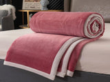 Double Sided Padded Fleece Blanket Flannel Blanket Quilt Winter Sheets Blanket Nap V1369-AZ3-W-17833