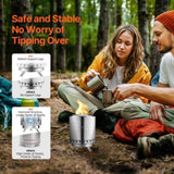 VEVOR Tabletop Fire Pit 6 inch Stainless Steel Fireplace Indoor Outdoor Silver V952-ZMSHKJSYSYZTMZHBEV0