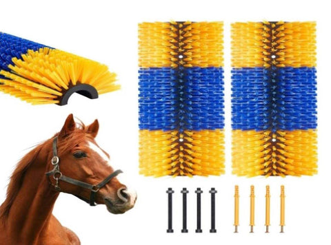 VEVOR Livestock Scratching Brush 2Pcs Itch Relief Horse Scratcher Brush 17.1 in V952-SCZNSZH2J000Q87UAV0