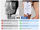 1000ml Leg Bag Urinary Drainage Bag Anti Reflux Valve, 33.8oz Large Capacity Urine Leg Catheter V1192-AZ-W-28454
