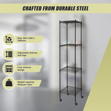 Modular Wire Storage Shelf 450 x 450 x 1800mm Steel Shelving V63-841301