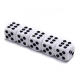 100-pack Black Dice, Six-sided for Party Games Puzzles V1237-ZY-506-0093